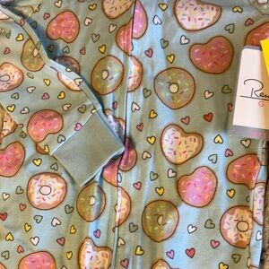 Rene Rofe 24 months Donut Pajamas - Blue and Pink zippy NWT